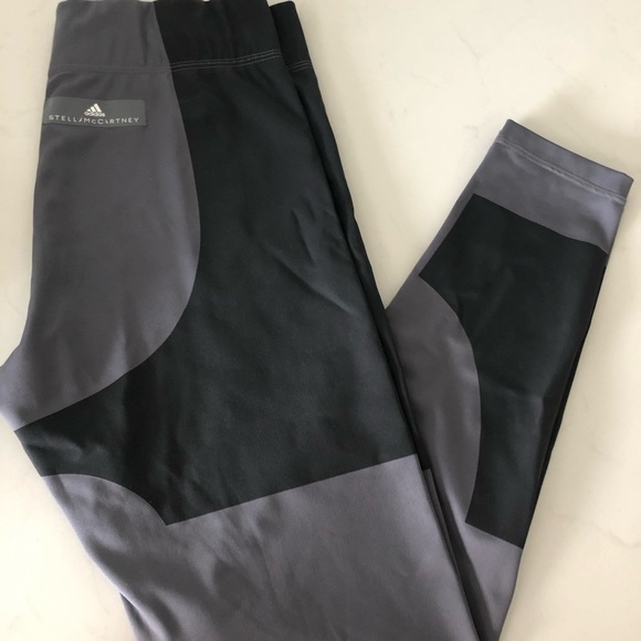 Adidas X Stella Mccartney Women`s Granite Lycra Fitsense Legging - Picture 10 of 15